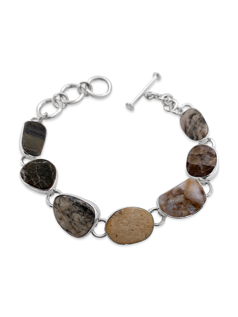 Maine Beach Stone Bracelet