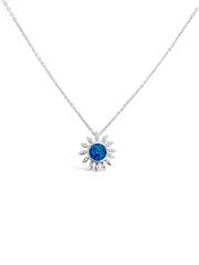Blue Opal Sun Necklace