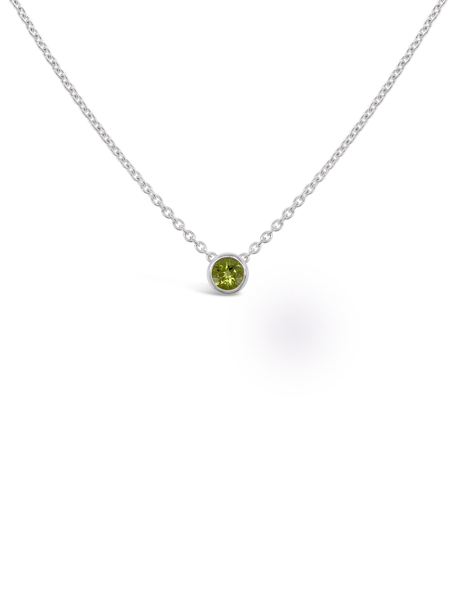 Bezel Stone Necklace