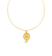 14k Medallion Necklace