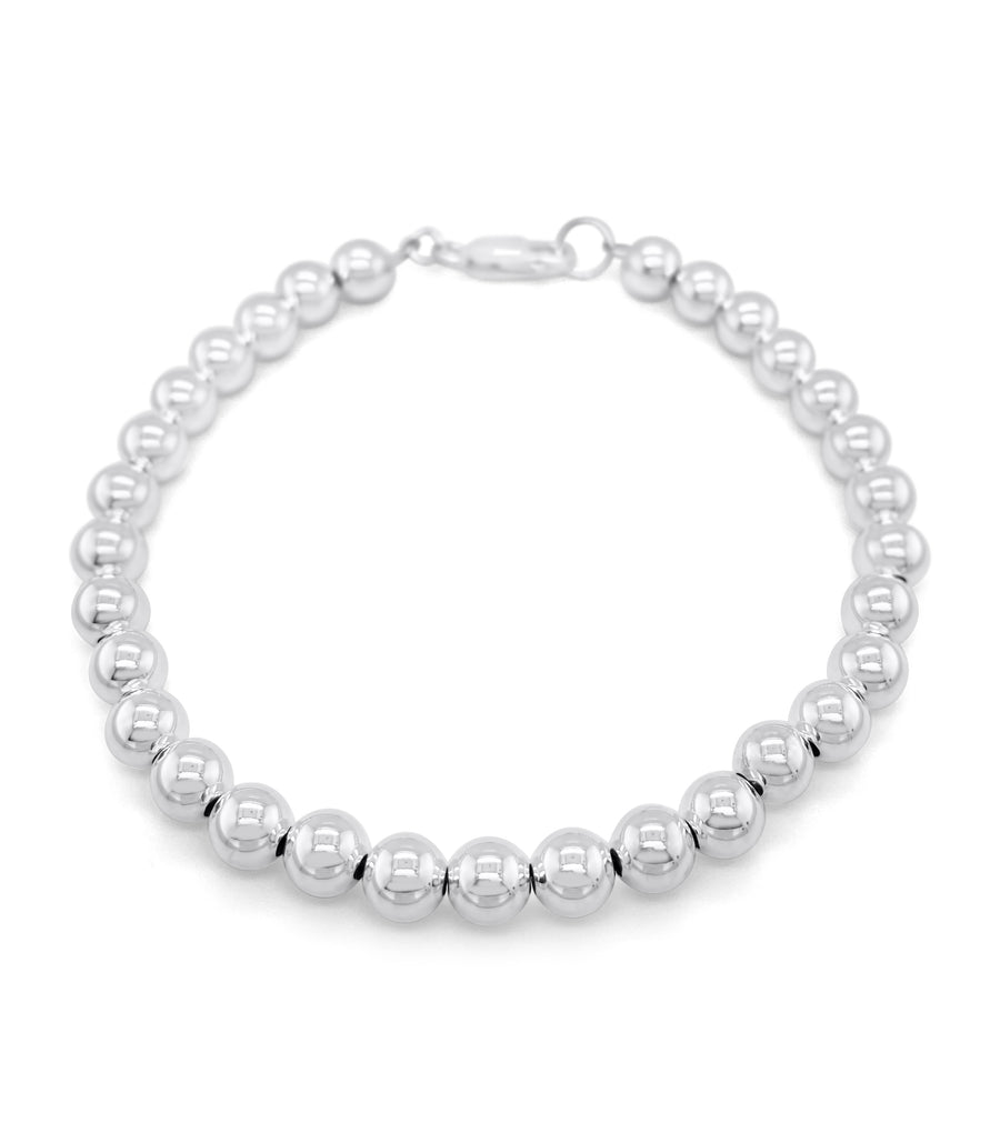 Sterling Silver Beaded Strand