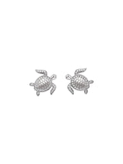 Sparkling Sea Turtle Earrings