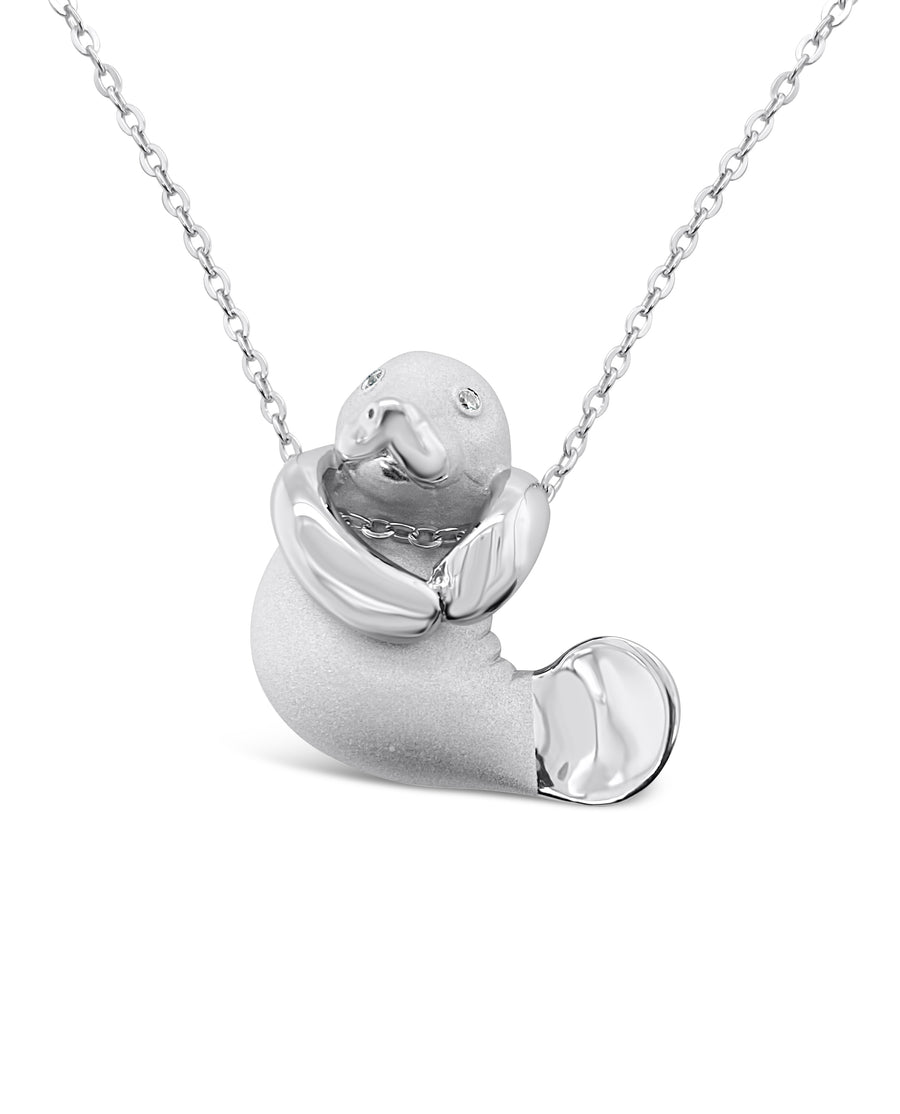 Sparkling Manatee Necklace