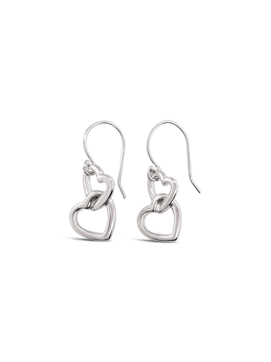 Interlocking Hearts Earrings