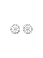 Compass Rose Post Earrings