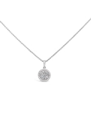 14k Diamond Rope Cluster Necklace