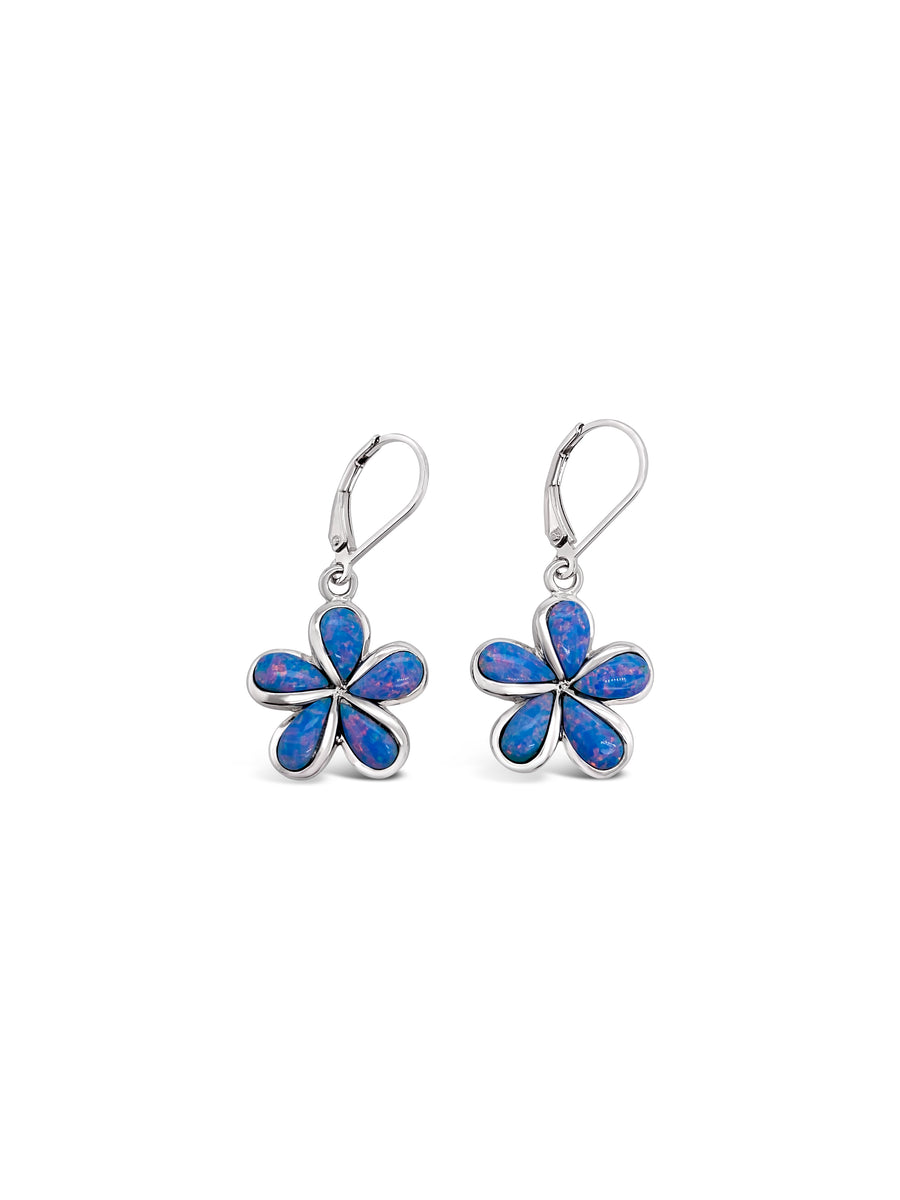 Lab Sunset Opal Blossom Earrings