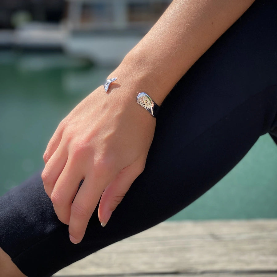 Whale Cuff Bracelet