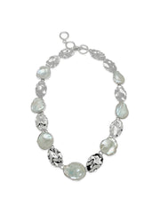 Crinkle Keshi Pearl Necklace