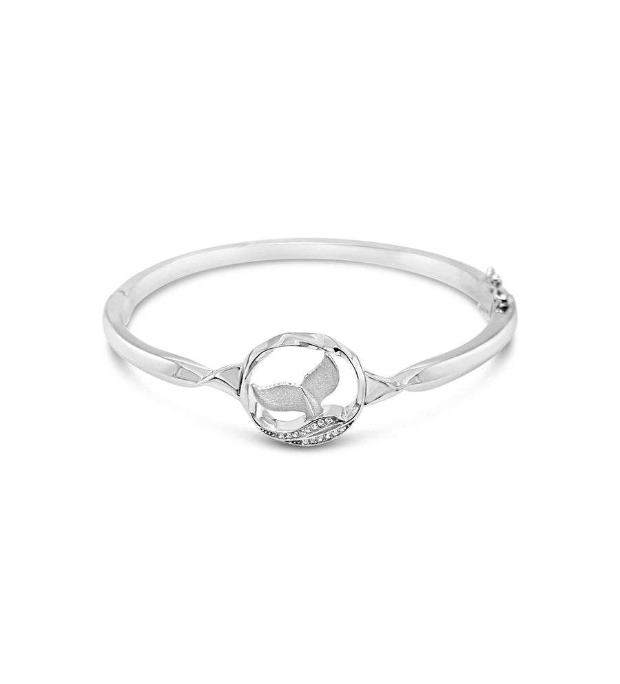 Sparkling Whale Tail Bracelet