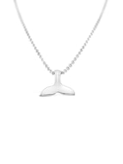 Petite Whale Tail Necklace
