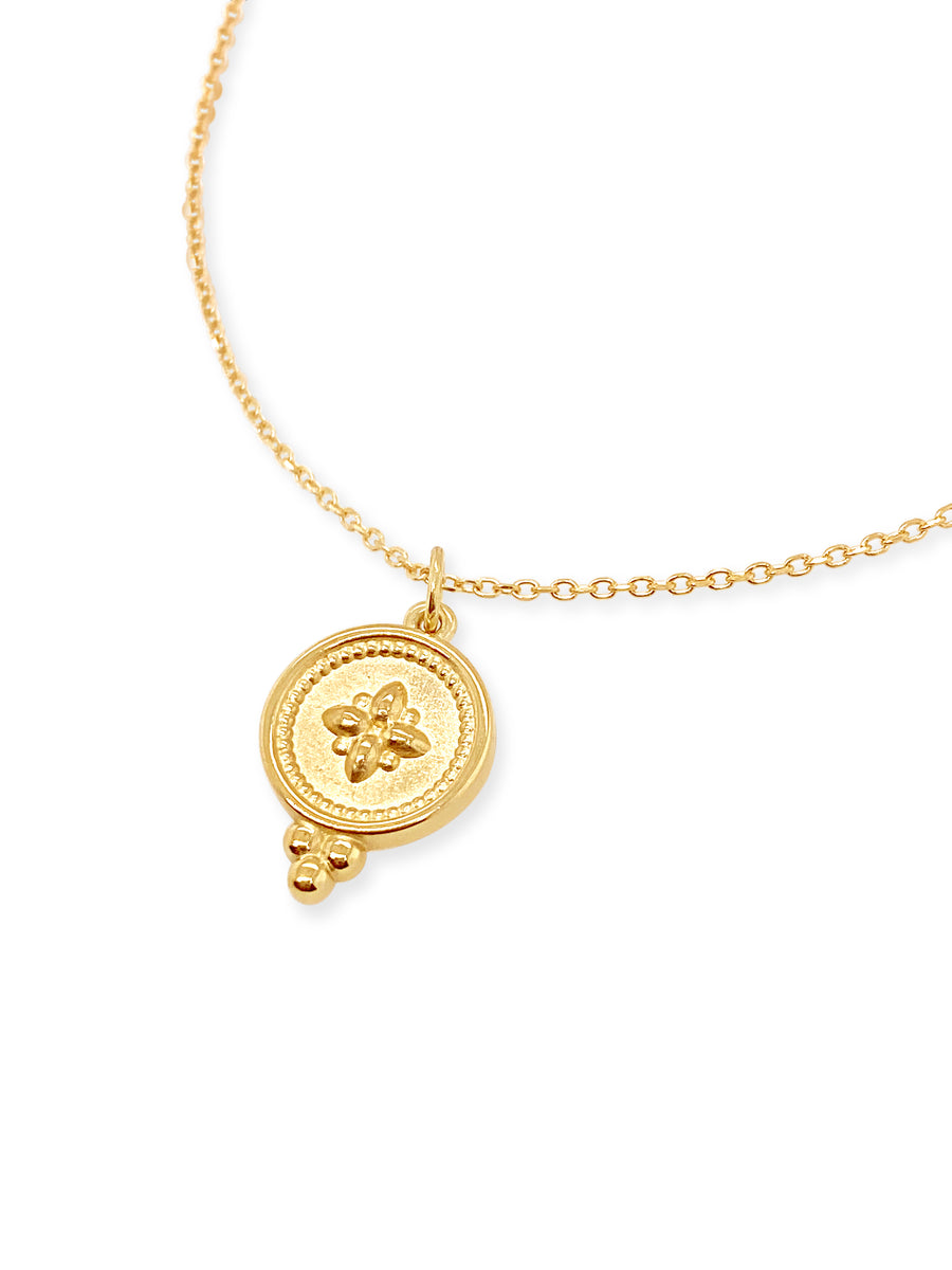 14k Medallion Necklace