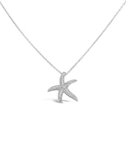Dancing Sparkling Starfish Necklace