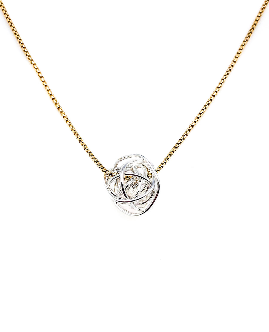 Ball of Yarn Necklace