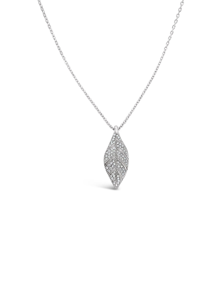 Sparkling Leaf Necklace