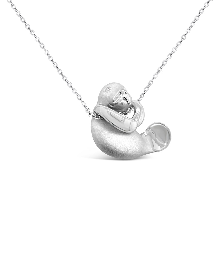 Sparkling Manatee Necklace