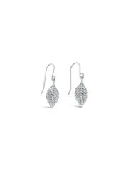 Sparkling Leaf Earrings