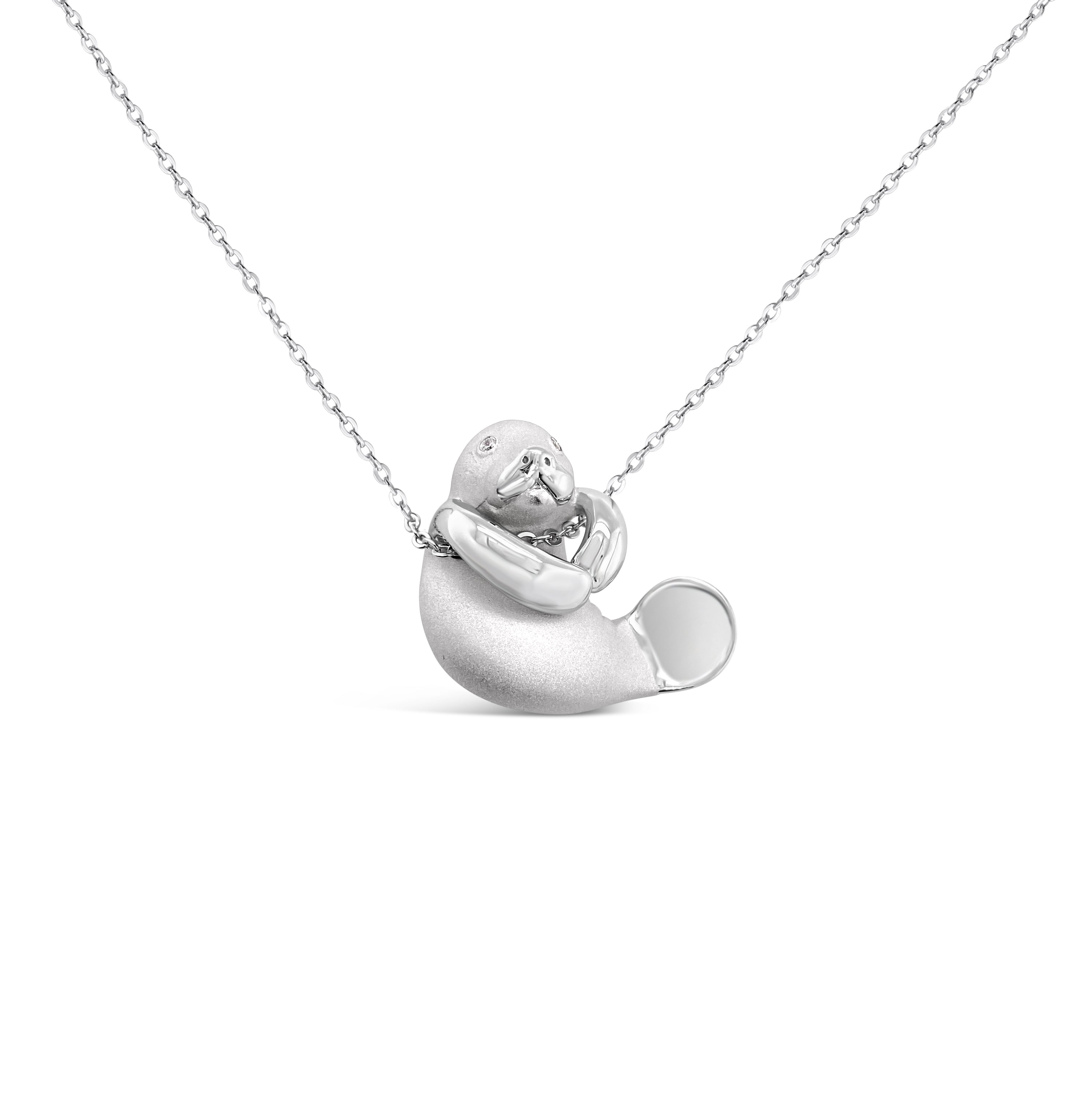 Sparkling Manatee Necklace