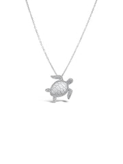 Sparkling Sea Turtle Necklace
