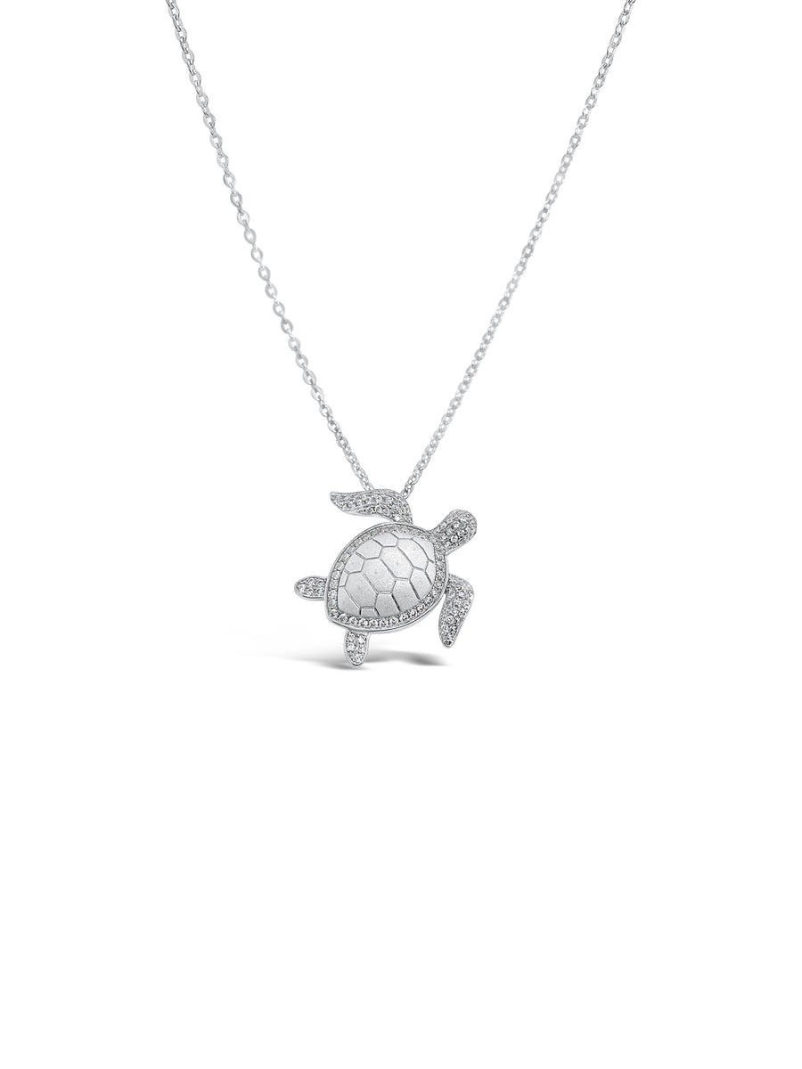 Sparkling Sea Turtle Necklace