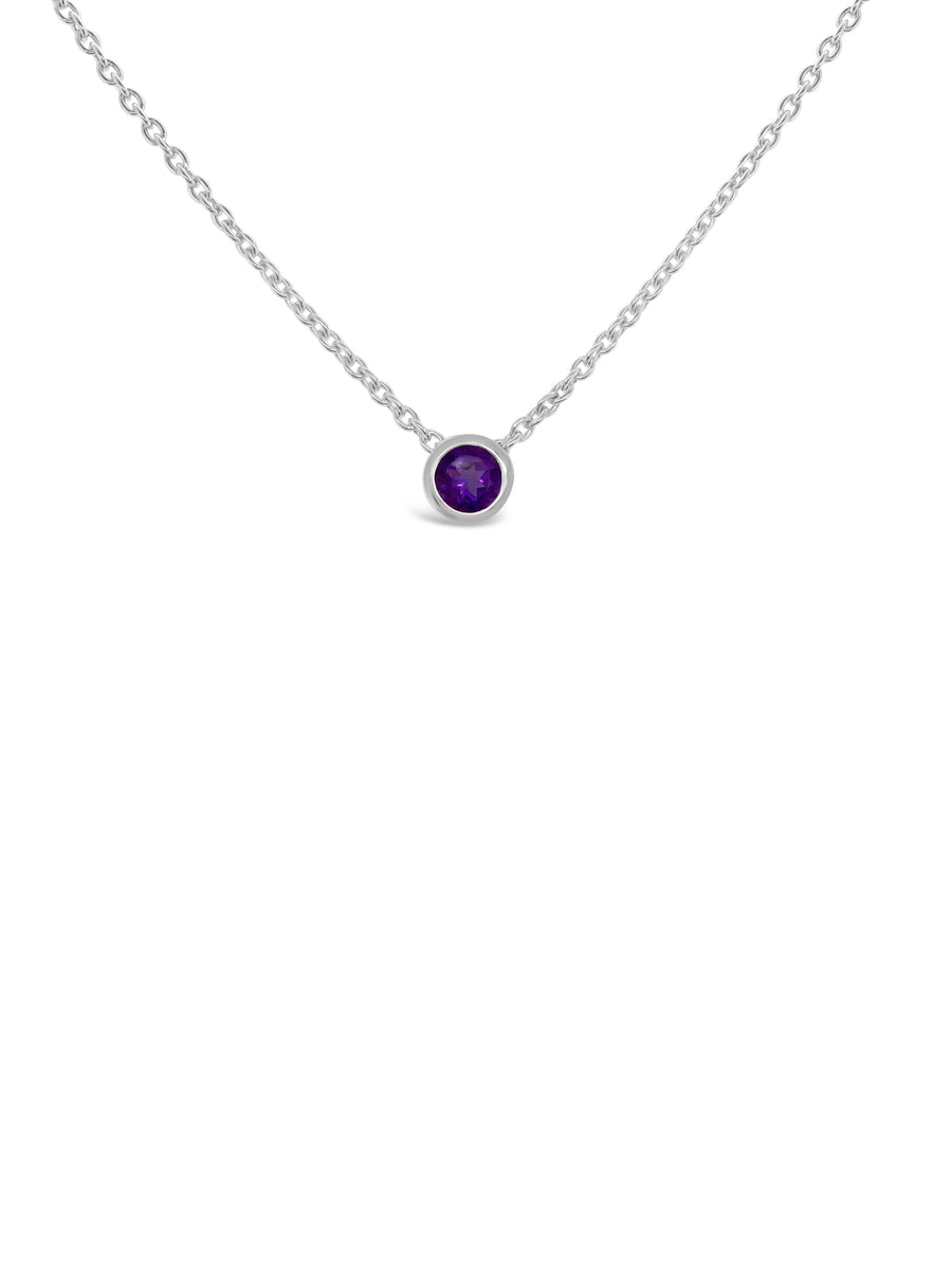 Bezel Stone Necklace