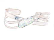 Opal Weave Cuff Bracelet