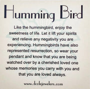 The Hummingbird Necklace