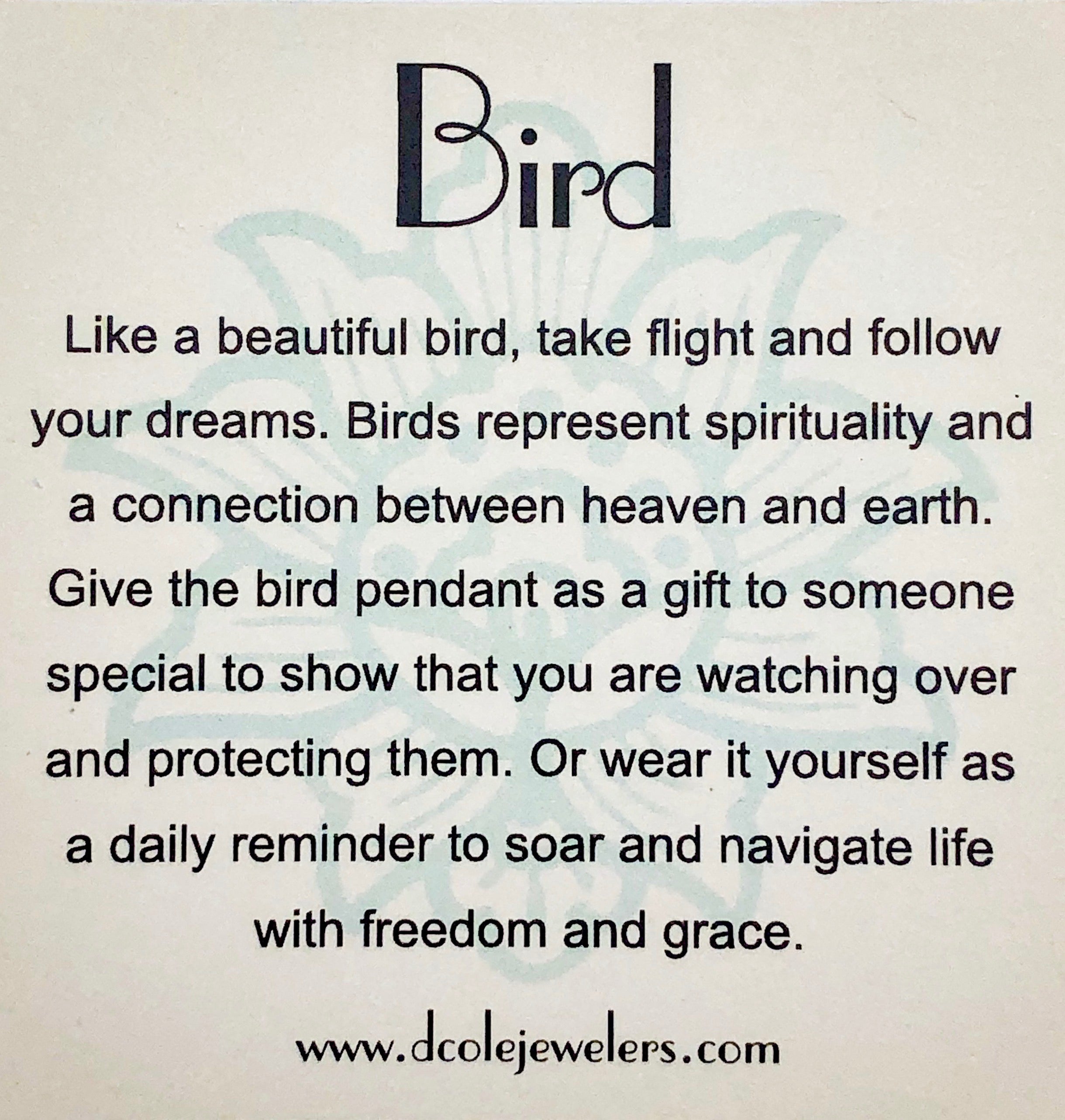 The Swallow Necklace