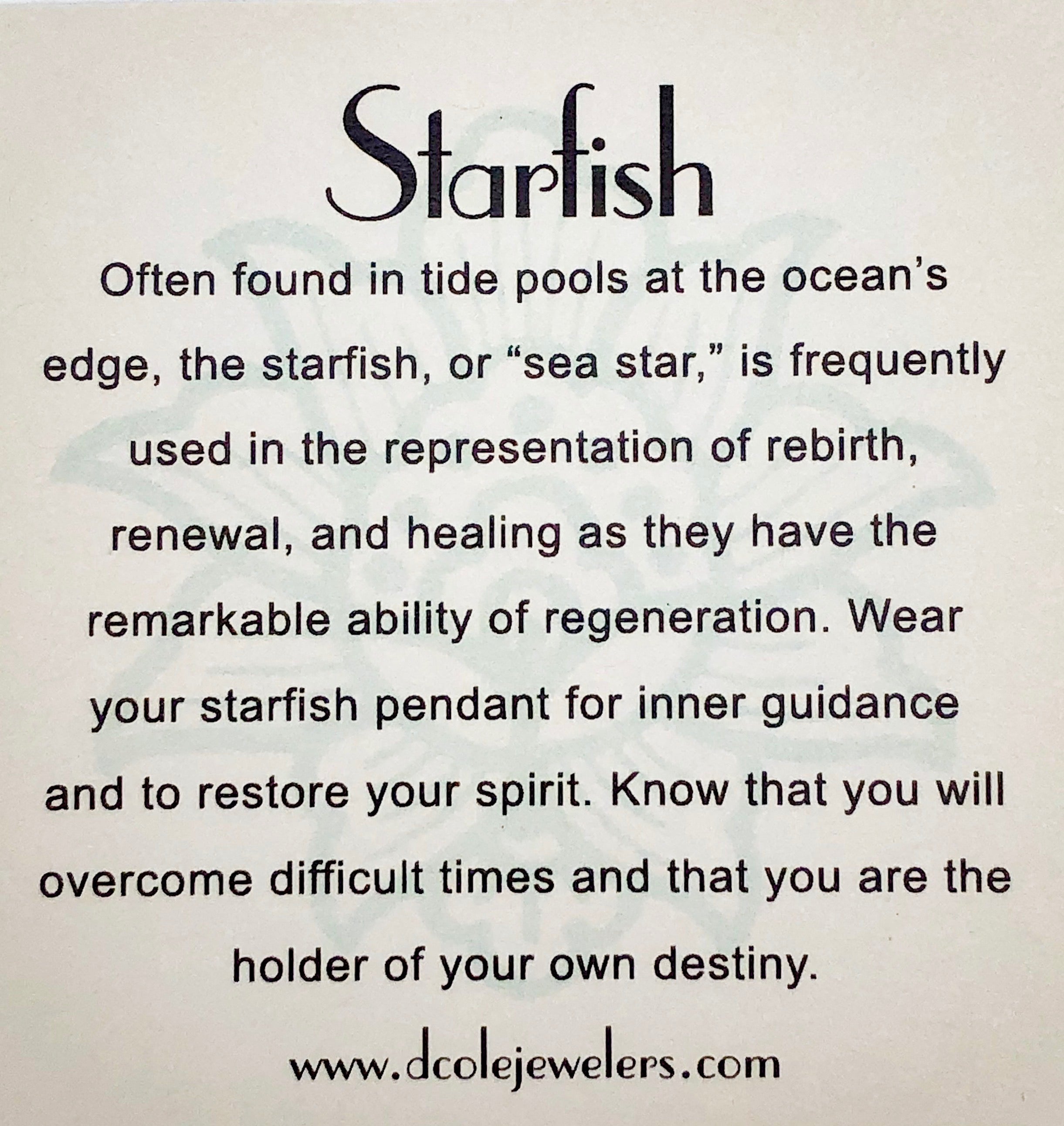 The Starfish Necklace