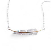 Gilded Feather Necklace