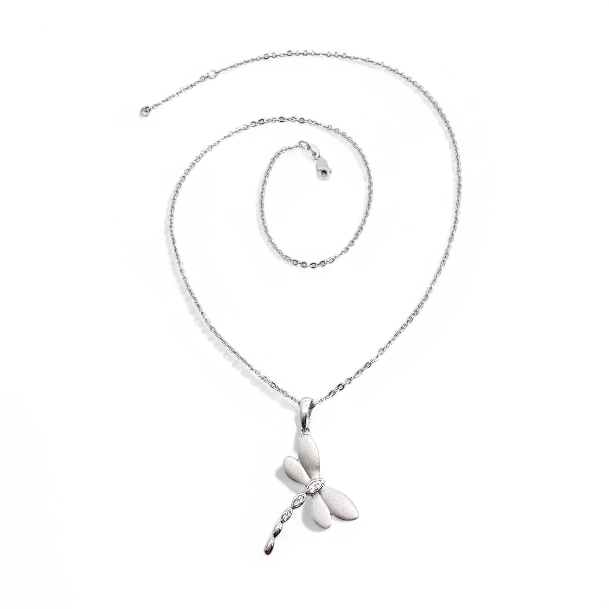 Sparkling Dragonfly Necklace