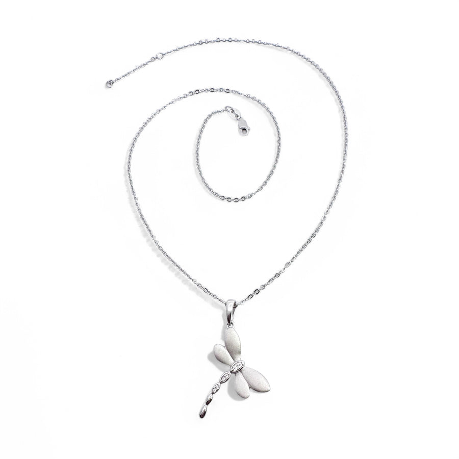 Sparkling Dragonfly Necklace