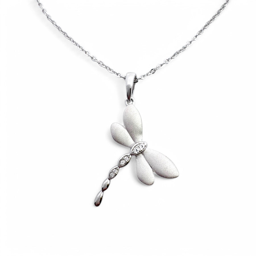 Sparkling Dragonfly Necklace