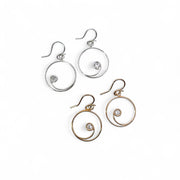 Shimmering Swirl Earrings