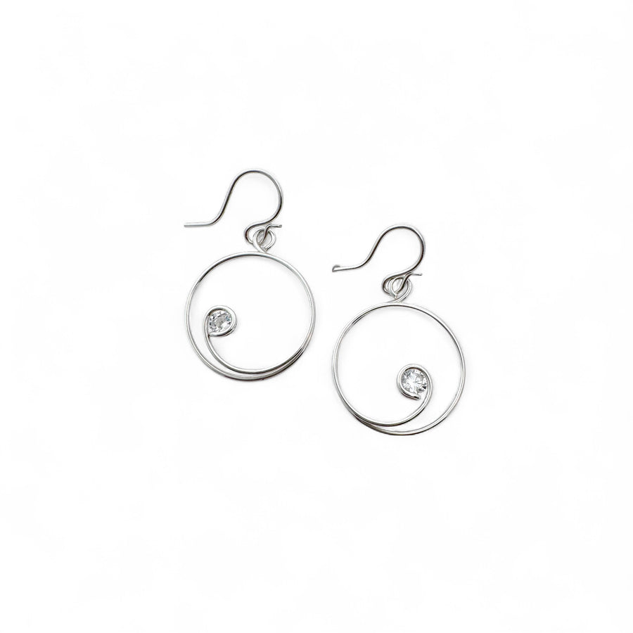 Shimmering Swirl Earrings