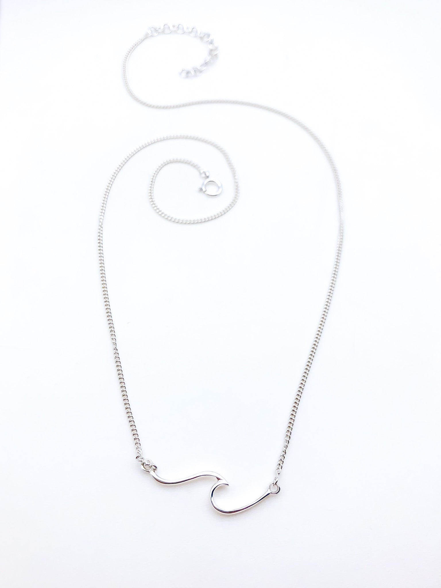 Ocean Wave Bar Necklace