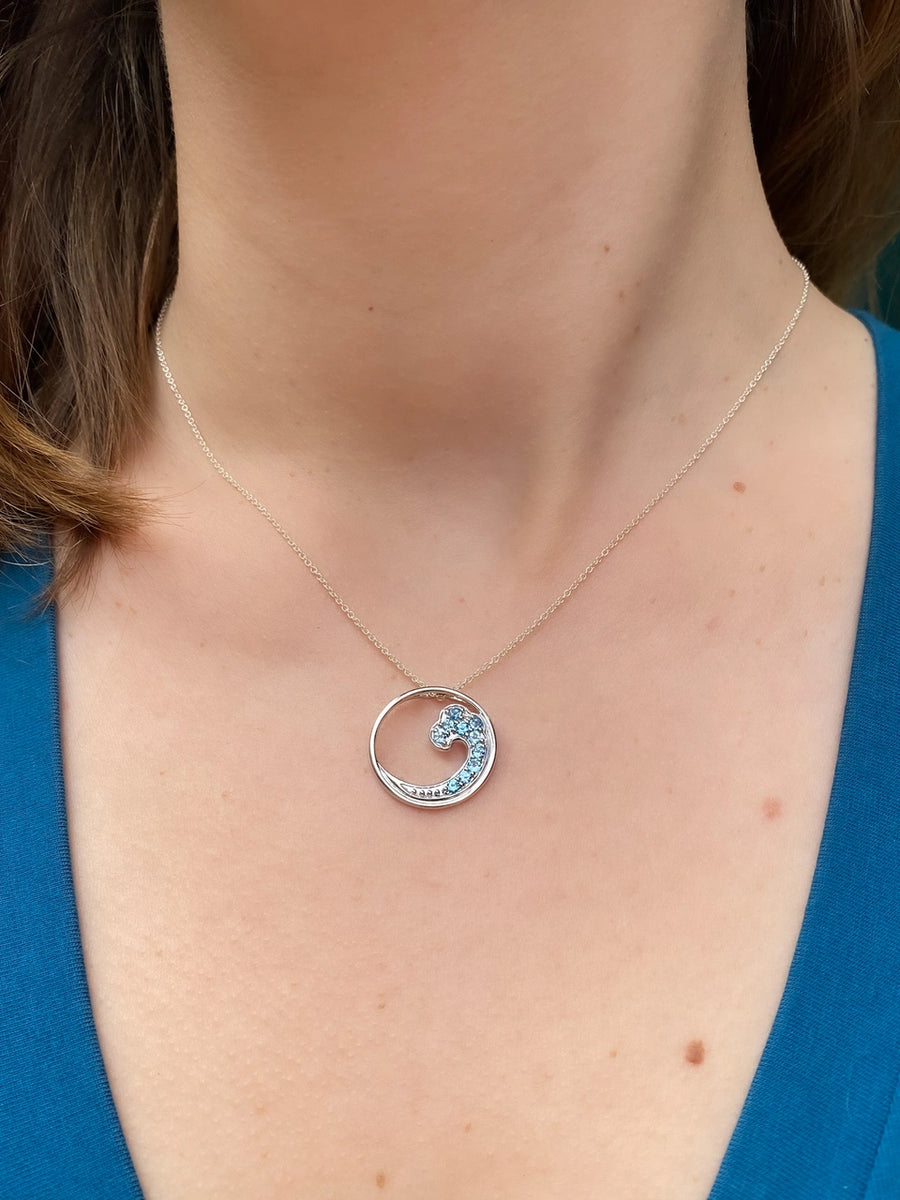 The Maine Ocean Wave Necklace