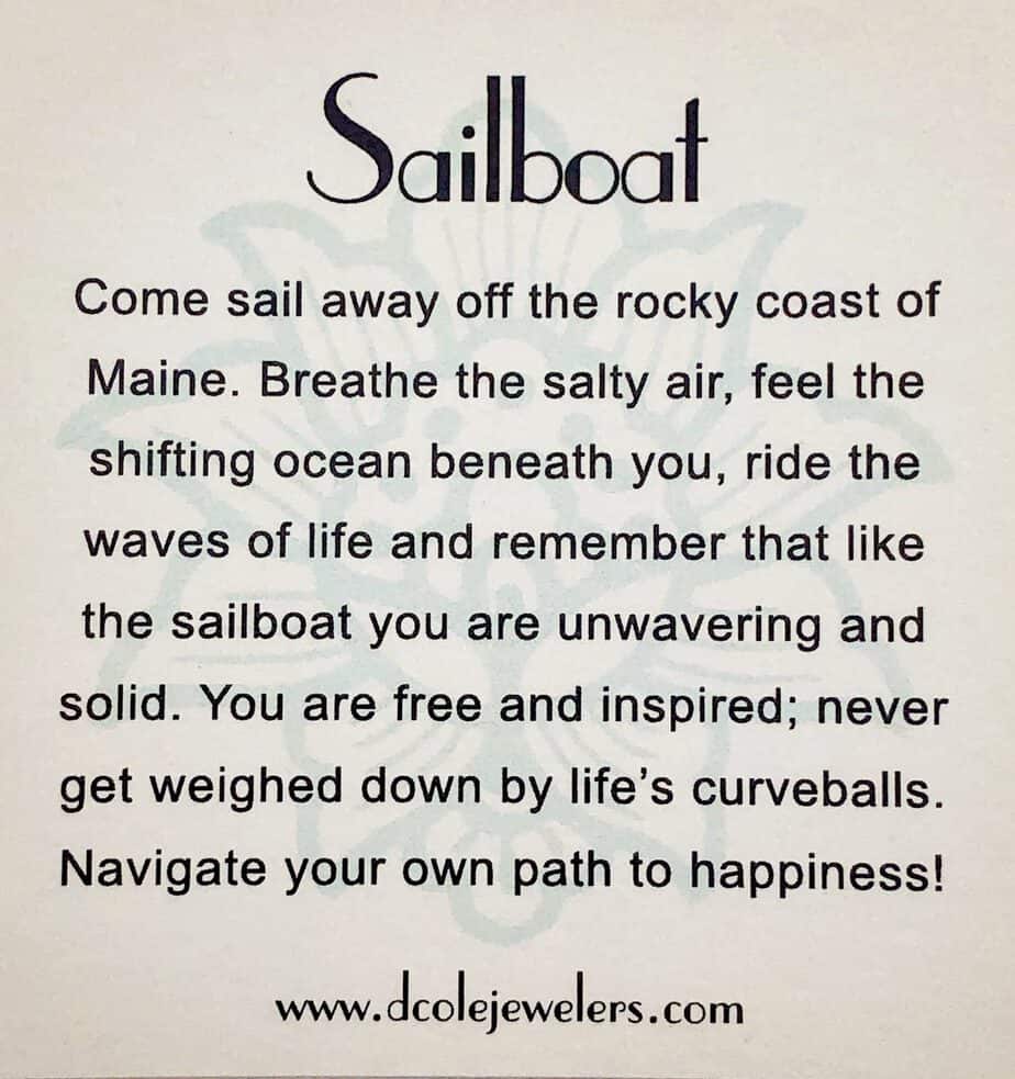 The Sailboat Necklace