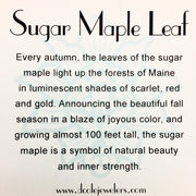 The Sugar Maple Leaf Necklace