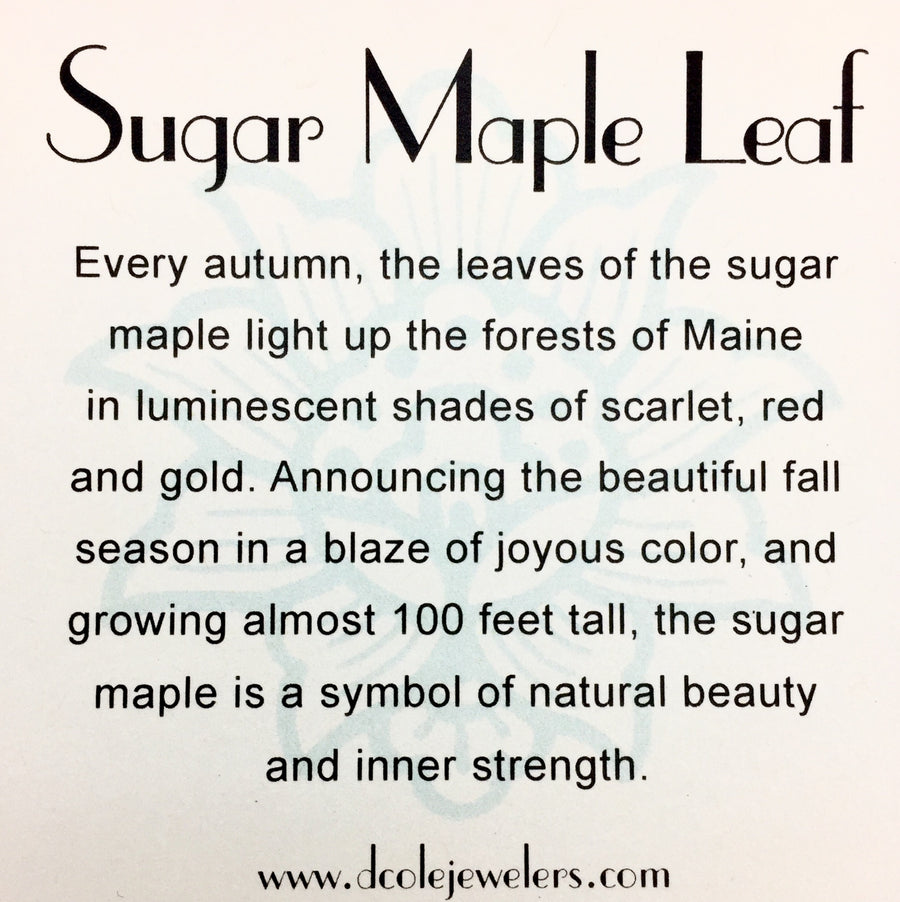 The Sugar Maple Leaf Necklace