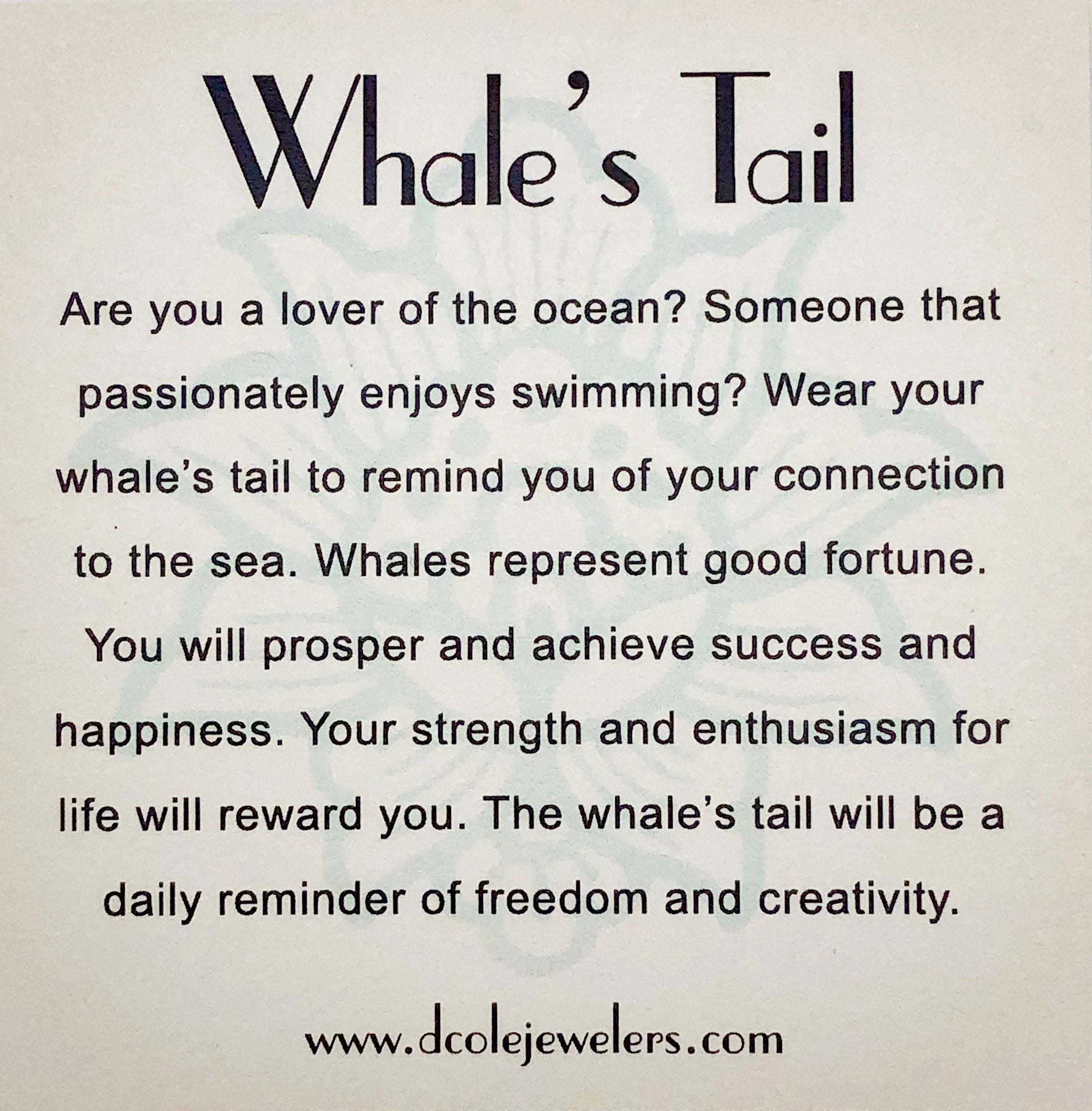 The Whale Tail Necklace