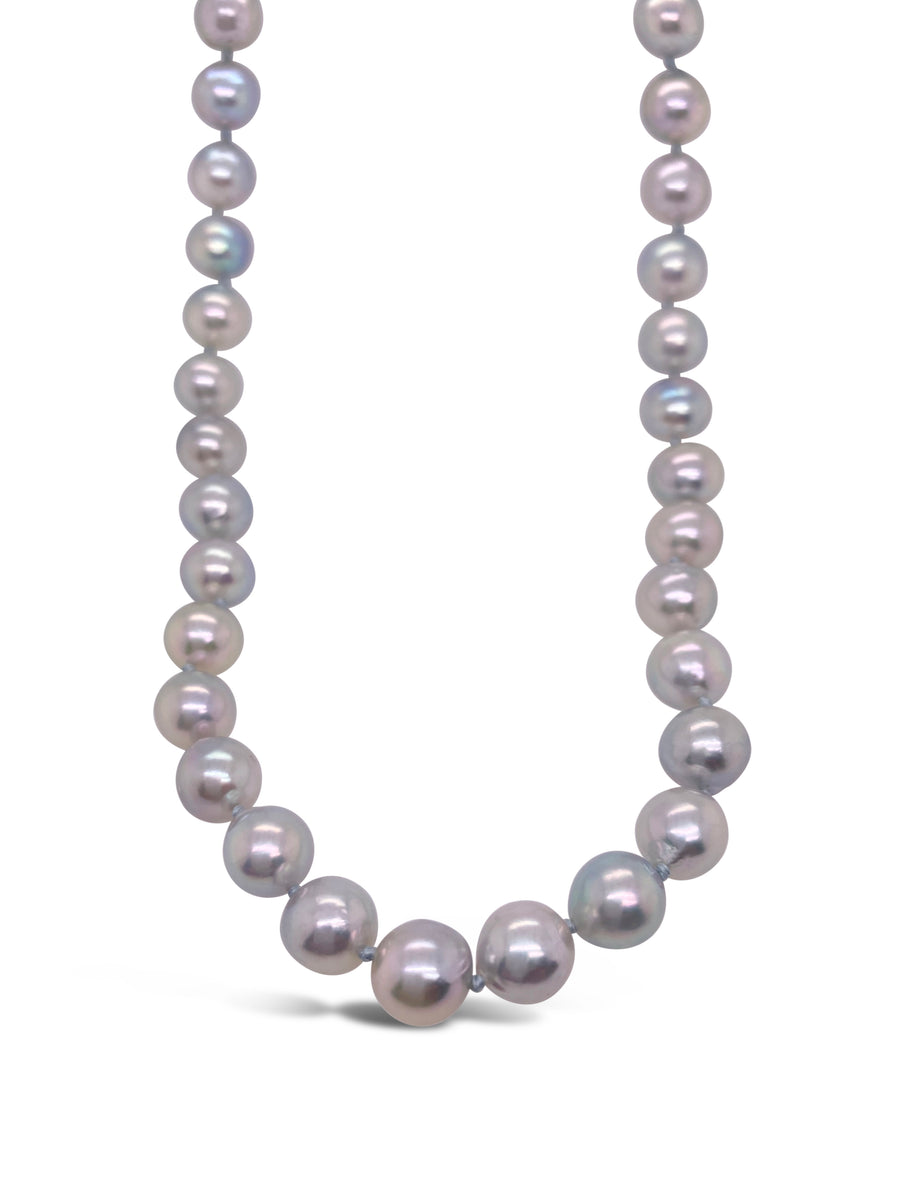 Silver Fresh Water Pearl Necklace
