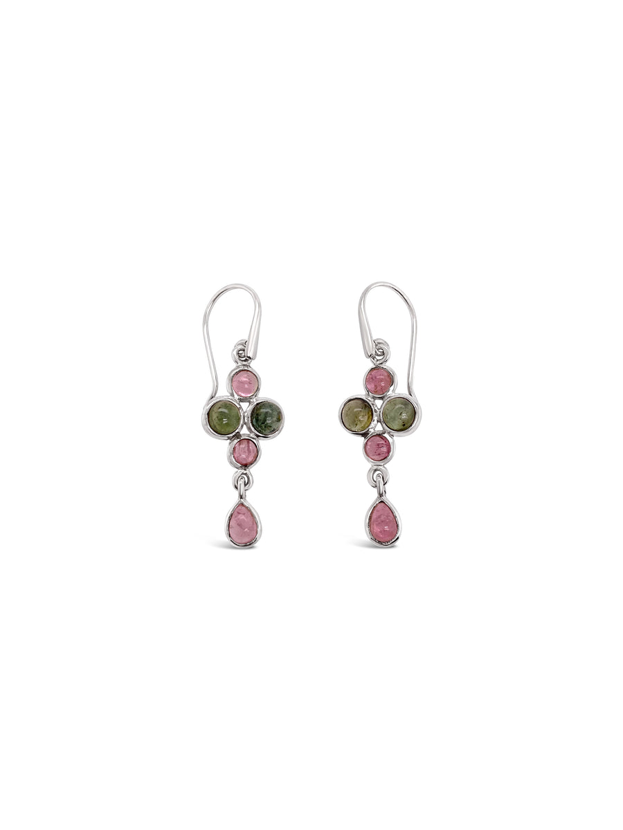 Maine Tourmaline Bubble Earrings