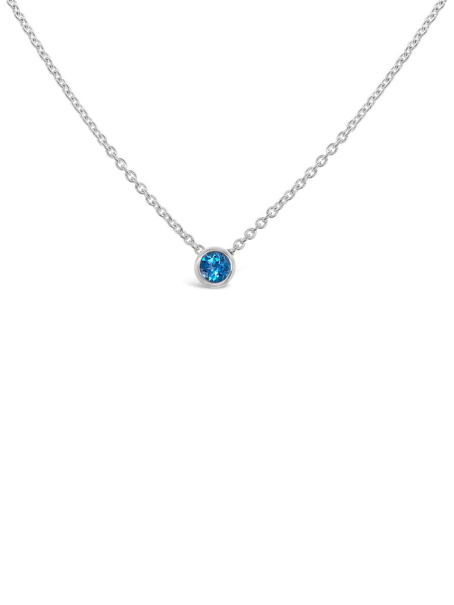 Bezel Stone Necklace