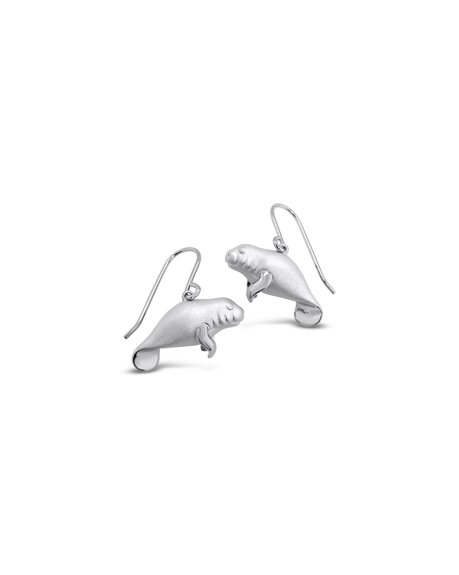 Manatee Dangle Earrings