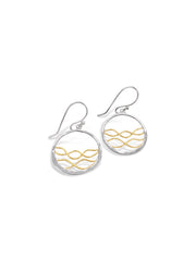 Golden Tides Dangle Earring