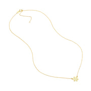 14k Golden Snowflake Necklace