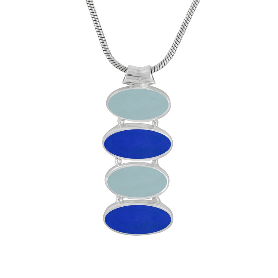 Alternating Sea Glass Necklace
