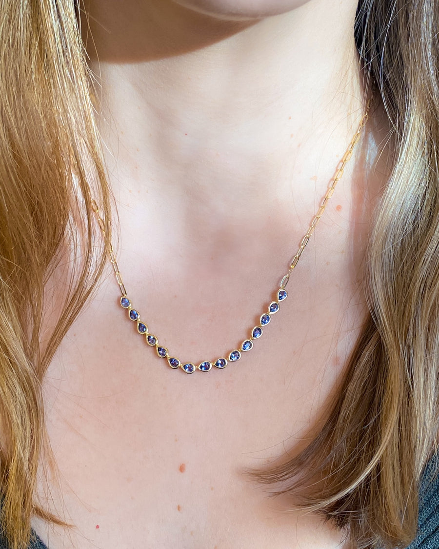 14k Oceanic Link Necklace