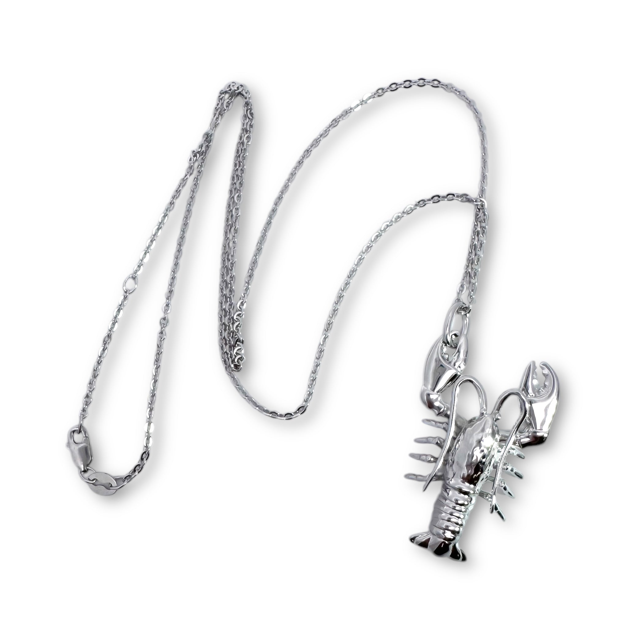 Sterling Silver Lobster Necklace